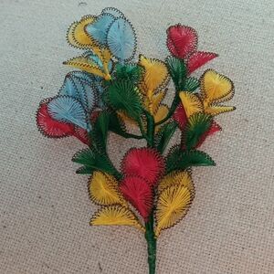 Vintage String Art Floral